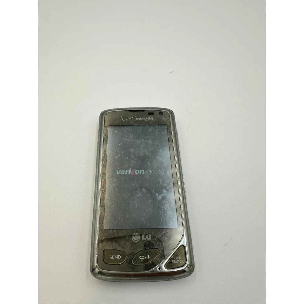 LG Dare VX9700 Verizon Wireless Cell Phone Purple Silver Retro Touchscreen